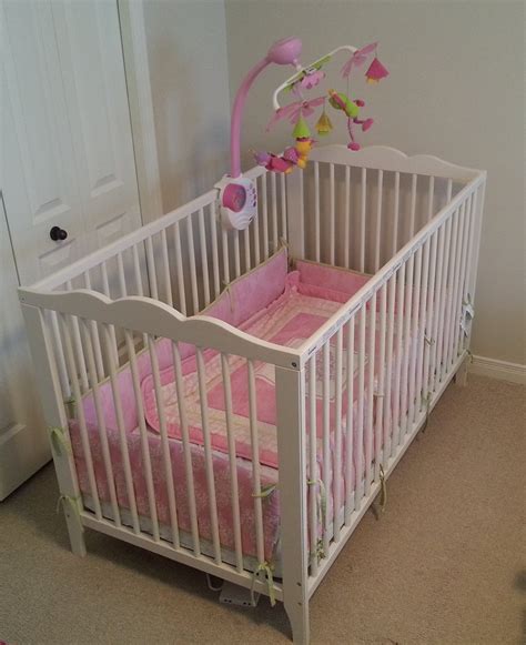 As the <b>baby</b> grows, you can actually move the bottom down and remove one of the long sides. . Baby crib ikea